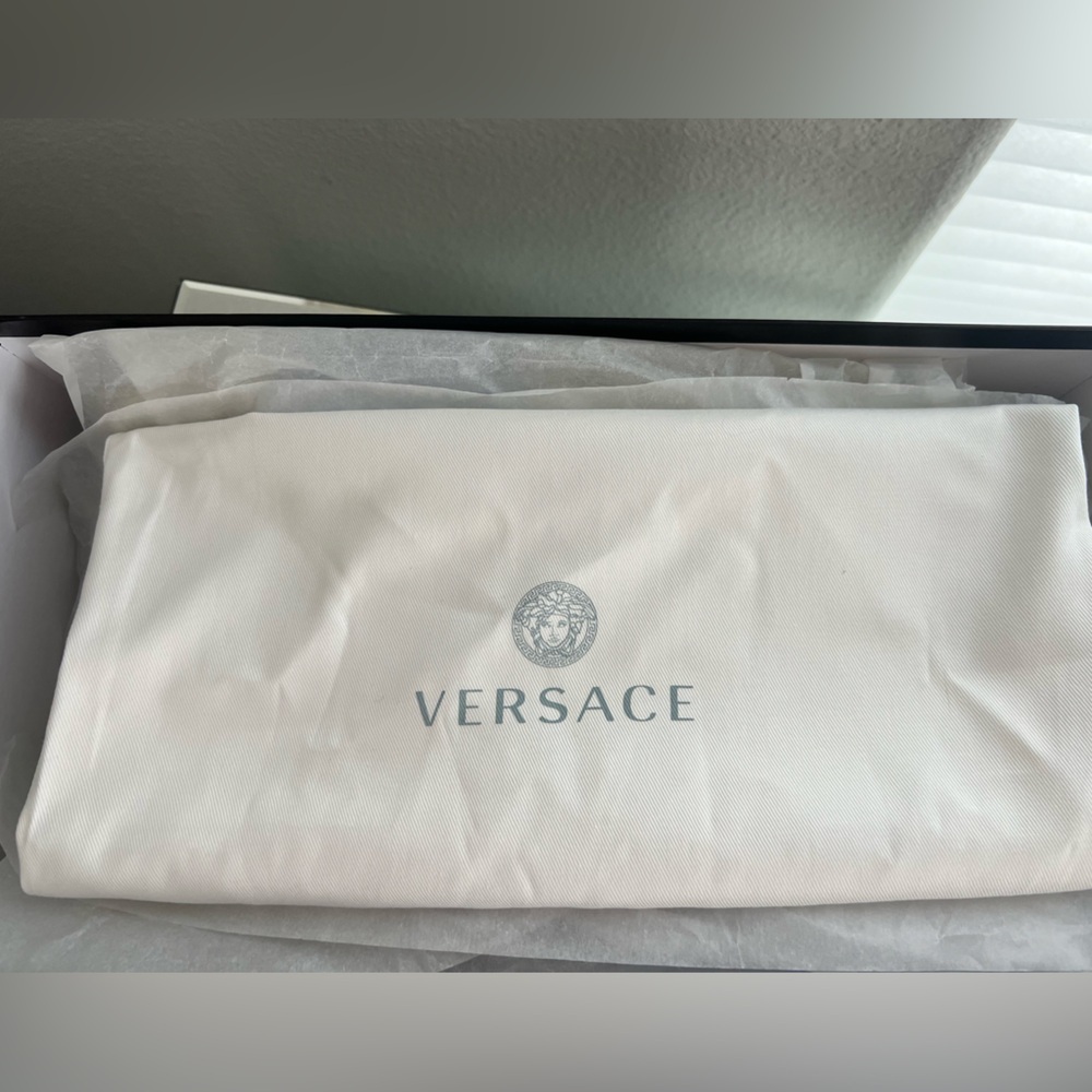 Versace La Greca Design Men’s Monogram Pool Slides Beach Sandals EU 45 - Picture 6 of 8